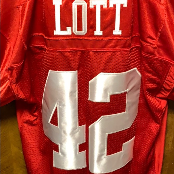 Mitchell & Ness Other - San Francisco 49ers Rare Ronnie Lott 42 Red Jersey